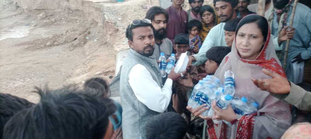 Überschwemmung in Pakistan. Erste Katastrophenhilfe im Gebiet von Quetta